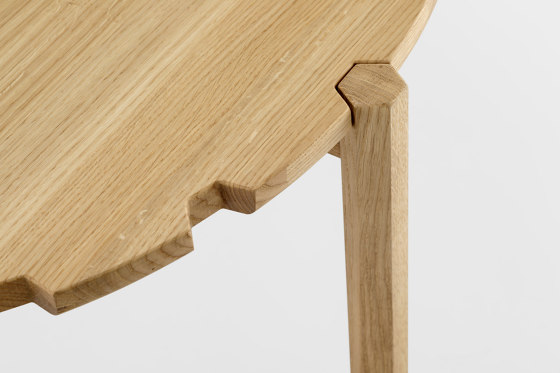 Pinion Side Table, D50, oak, natural oil | Mesas auxiliares | EMKO PLACE