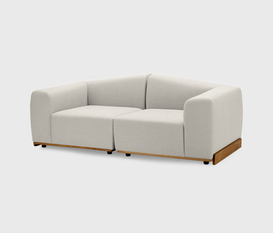 Saler Sofa, 2-seater, beige, Symphony Mills Copenhagen fabric | Sofás | EMKO PLACE
