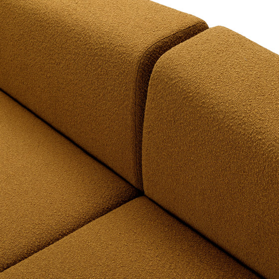 Saler Sofa, 2-seater, mustard, Symphony Mills Copenhagen fabric | Sofas | EMKO PLACE