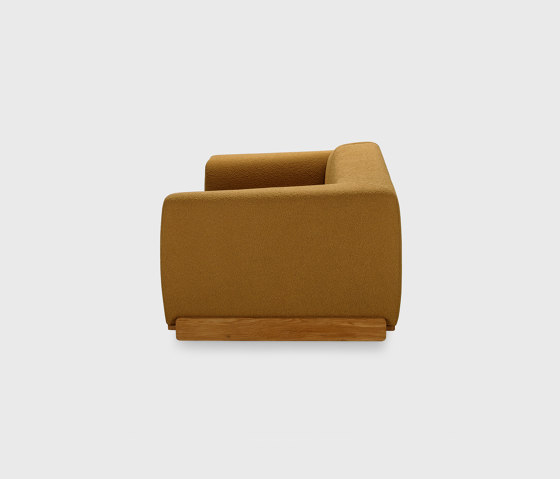 Saler Sofa, 2-seater, mustard, Symphony Mills Copenhagen fabric | Sofás | EMKO PLACE
