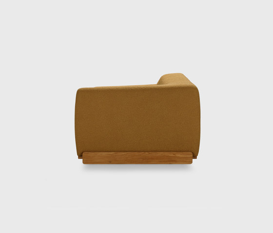 Saler Sofa, 2-seater, mustard, Symphony Mills Copenhagen fabric | Sofás | EMKO PLACE