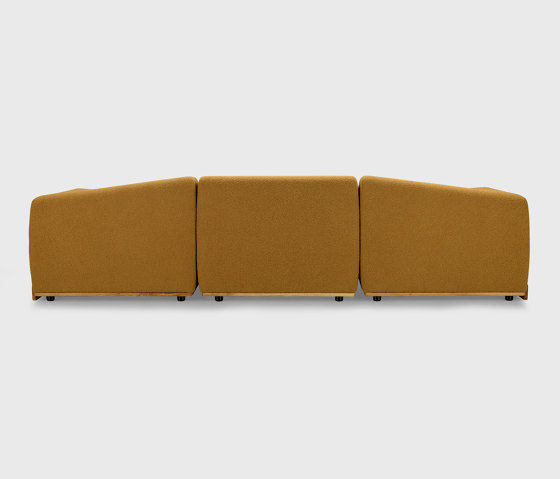Saler Sofa, 3-seater, mustard, Symphony Mills Copenhagen fabric | Sofas | EMKO PLACE