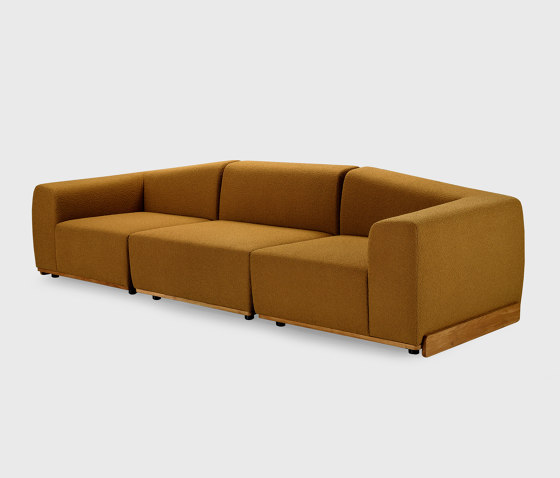 Saler Sofa, 3-seater, mustard, Symphony Mills Copenhagen fabric | Divani | EMKO PLACE