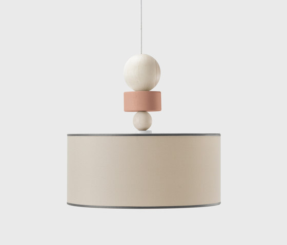 Spiedino Pendant Lamp, D40, pink/grey | Suspended lights | EMKO PLACE