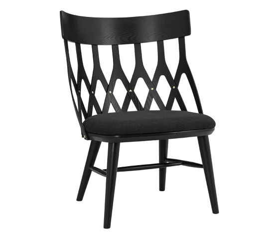 Y5 lounge chair ash black | Fauteuils | Hans K