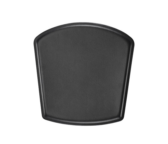 ZigZag cushion bar/juniorchair bonded leather black | Cojines para sentarse | Hans K