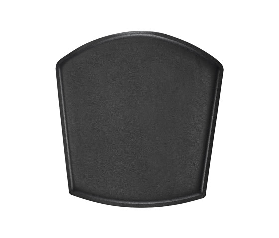 ZigZag cushion chair bonded leather black | Sitzauflagen / Sitzkissen | Hans K