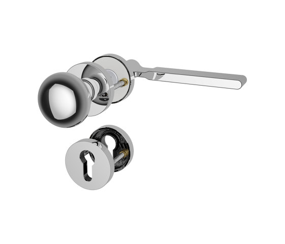 ID-9 Round for doors | Juego picaportes | Jatec