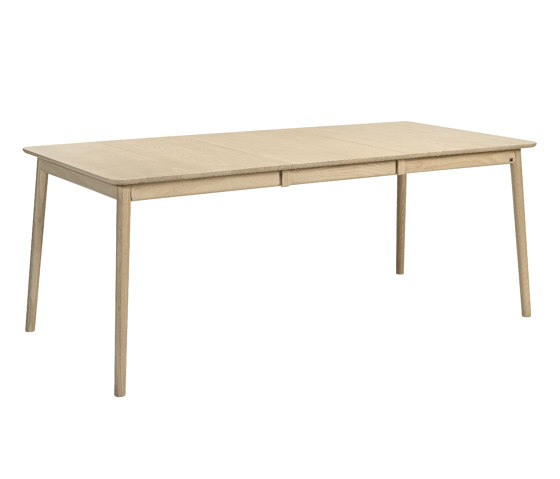 ZigZag table rect 140(53)x90cm ash blonde | Dining tables | Hans K