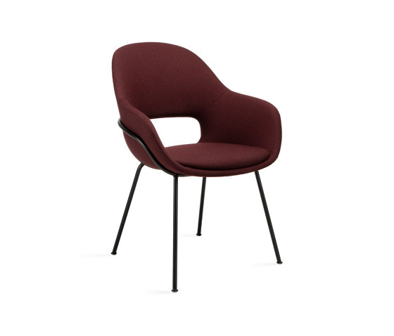 Theia | Armchair High with steel frame | Chairs | FREIFRAU MANUFAKTUR