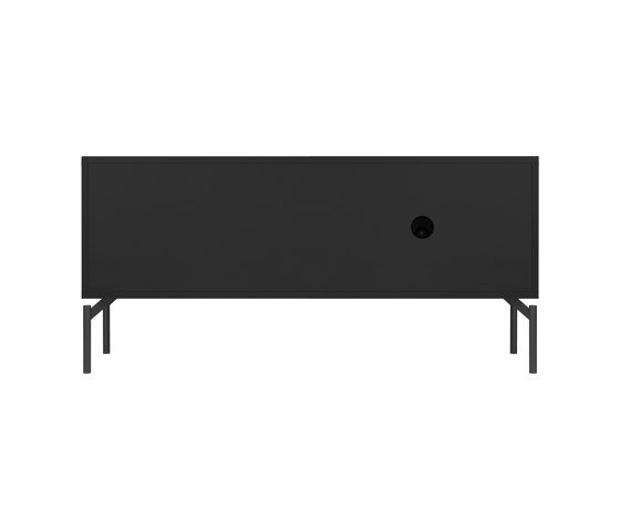 Met Mini TV-Board | Vulkanschwarz | Sideboards / Kommoden | noo.ma