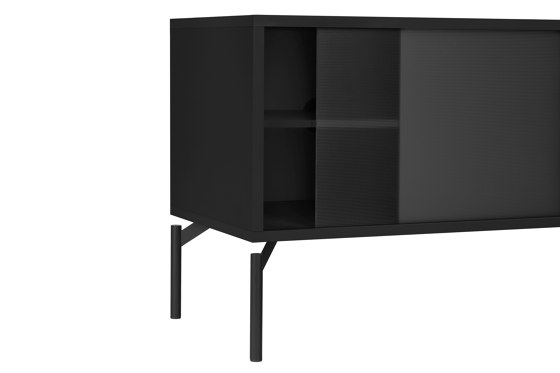 Met Mini TV Stand | Vulcano Black | Sideboards | noo.ma