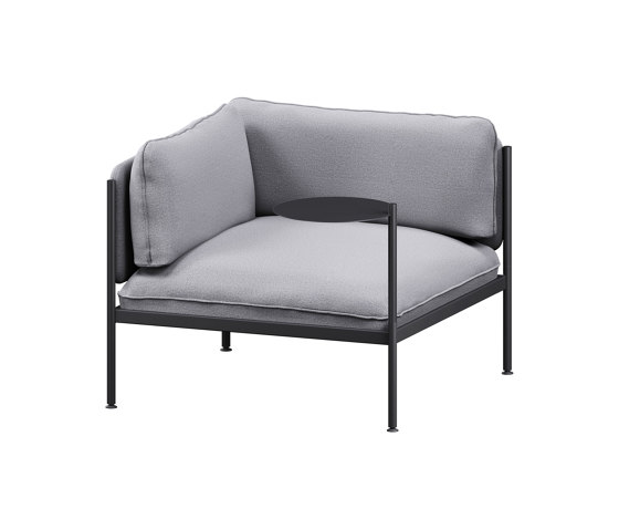Toom Modular Sofa - Corner Armchair | Pale Grey | Poltrone | noo.ma