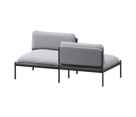 Toom Modular Sofa - 2-Sitzer | Blassgrau | Sofas | noo.ma