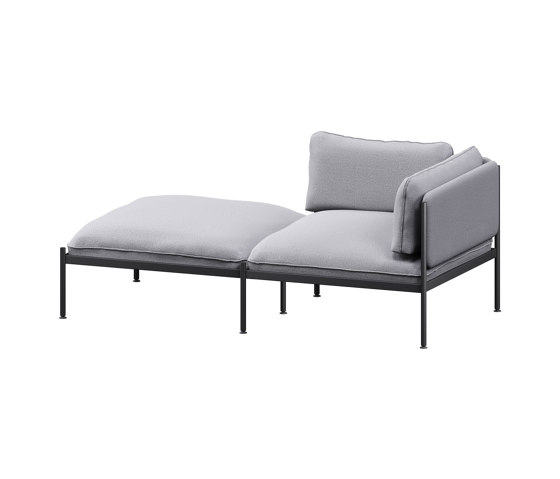 Toom Modular Sofa 2 Seater | Pale Grey | Sofás | noo.ma
