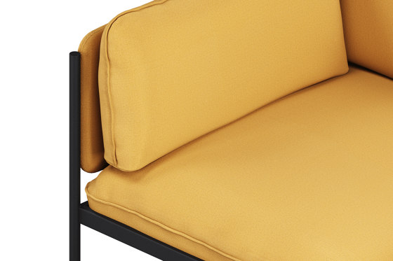 Toom Modular Sofa 2 Seater | Yellow Ochre | Chaise longues | noo.ma