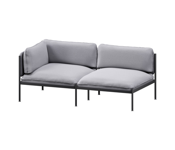 Toom Modular Sofa 2 Seater - Corner | Pale Grey | Sofás | noo.ma
