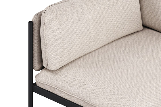 Toom Modular Sofa - 2-Sitzer | Hafermilchbeige | Sofas | noo.ma