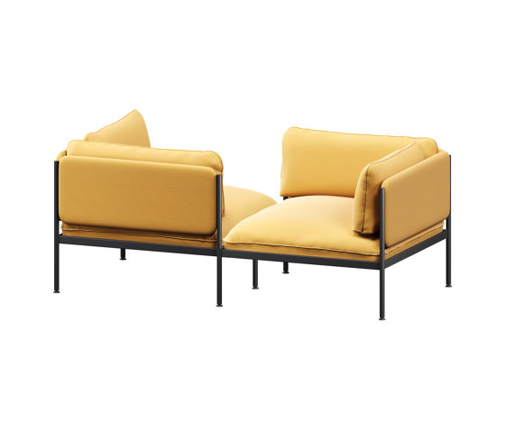 Toom Modular Sofa 2 Seater - Full | Yellow Ochre | Divani | noo.ma