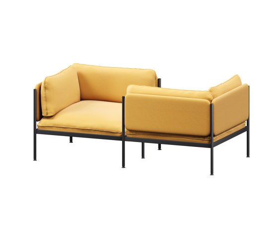 Toom Modular Sofa 2 Seater - Full | Yellow Ochre | Sofás | noo.ma