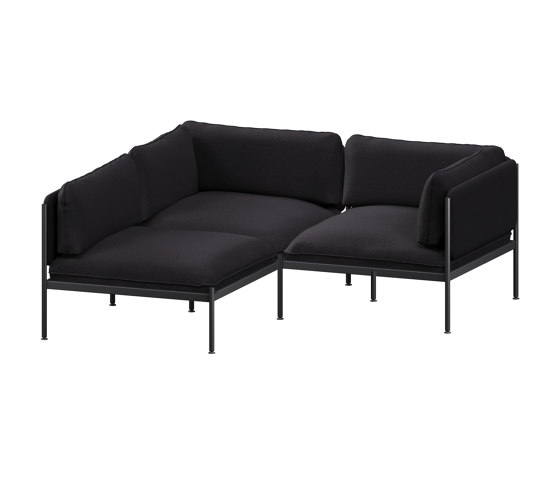 Toom Modular Sofa 3 Seater - Full | Graphite Black | Divani | noo.ma