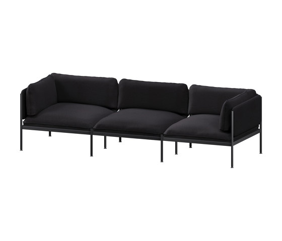 Toom Modular Sofa 3 Seater - Full | Graphite Black | Sofás | noo.ma