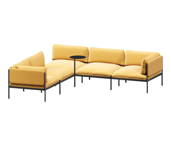 Toom Modular Sofa 5 Seater | Yellow Ochre | Divani | noo.ma