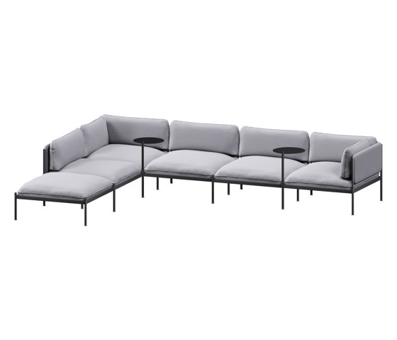 Toom Modular Sofa - 6-Sitzer | Blassgrau | Sofas | noo.ma