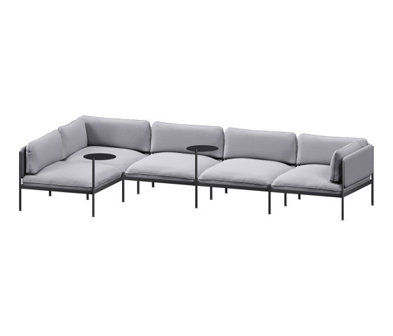 Toom Modular Sofa 5 Seater | Pale Grey | Divani | noo.ma