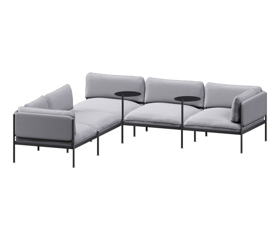 Toom Modular Sofa - 5-Sitzer | Blassgrau | Sofas | noo.ma