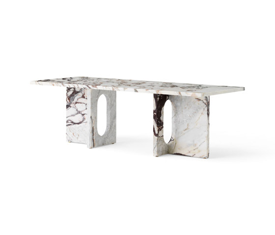 Androgyn Lounge Table, Calacatta Viola Marble | Calacatta Viola Marble | Couchtische | Audo Copenhagen