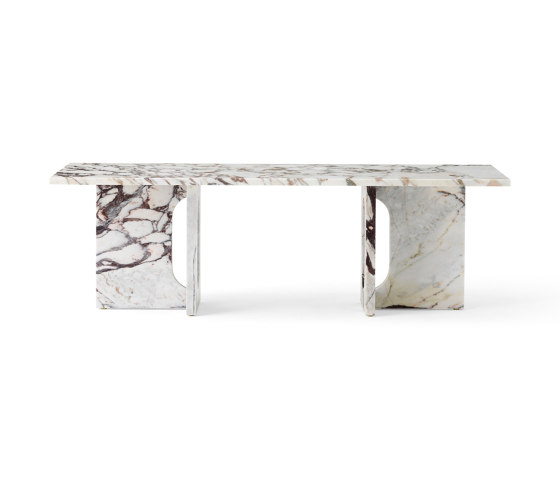 Androgyn Lounge Table, Calacatta Viola Marble | Calacatta Viola Marble | Couchtische | Audo Copenhagen