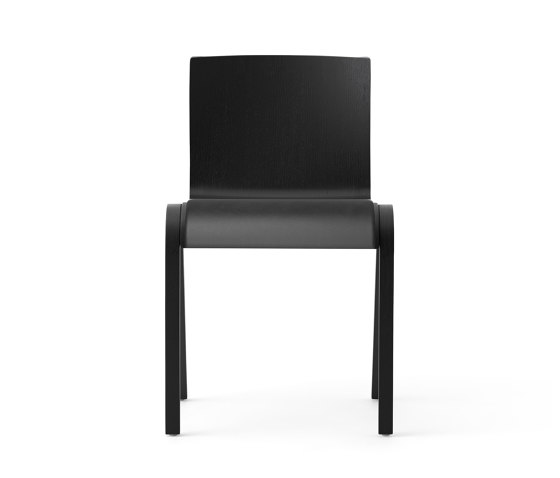 Ready Dining Chair, Black Painted Oak / Front Dakar 0842 | Sillas | Audo Copenhagen