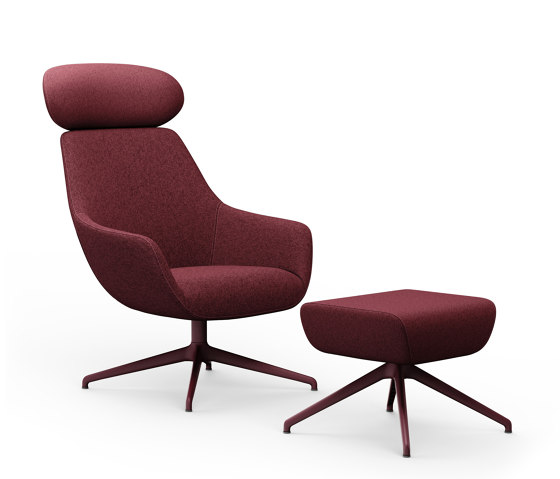 Lamy Lounge - Premium S with Pouf | Armchairs | B&T Design