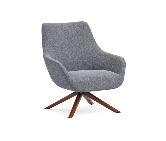 Lamy Lounge - Wood Swivel | Armchairs | B&T Design
