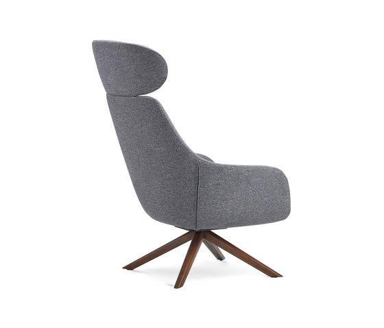 Lamy Lounge - Wood Swivel with Headrest | Poltrone | B&T Design