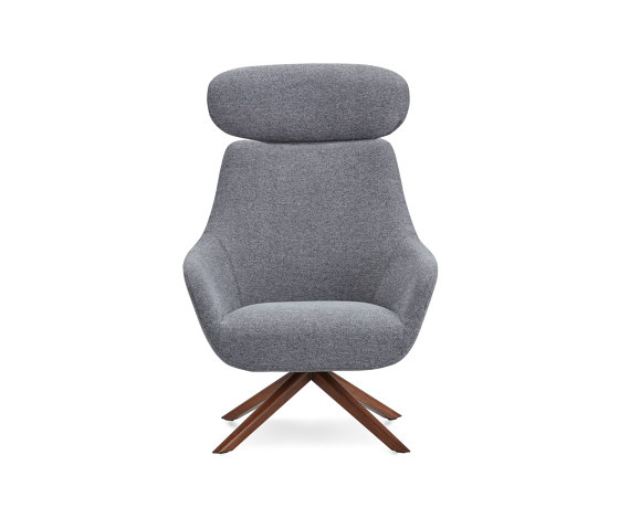 Lamy Lounge - Wood Swivel with Headrest | Sillones | B&T Design