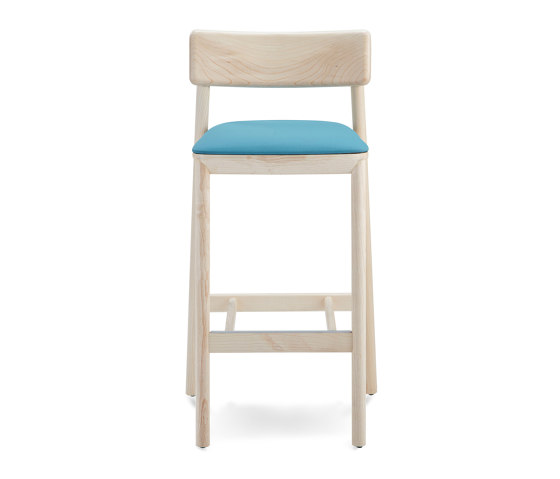 Mika Bar - Upholstered Seat with Backrest | Tabourets de bar | B&T Design