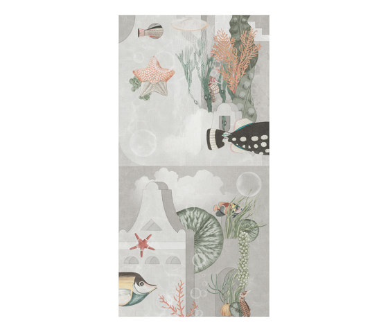 Garden Of Dreams Light - Decor Slabs 60x120 (4 pcs. set) | Ceramic tiles | Devon&Devon