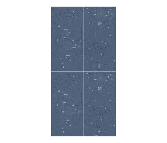 Urban Blue - Decor Slabs 60x120 (2 pcs. set) | Ceramic tiles | Devon&Devon