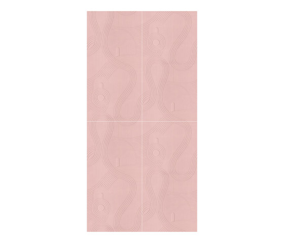 Zen Pink - Decor Slabs 60x120 (2 pcs. set) | Ceramic tiles | Devon&Devon