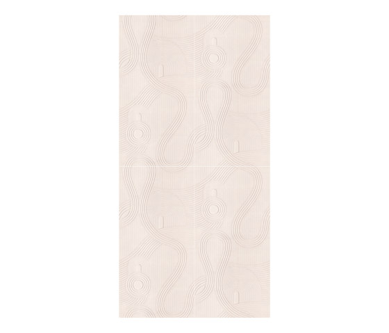 Zen White - Decor Slabs 60x120 (ensemble de 2 pces) | Carrelage céramique | Devon&Devon