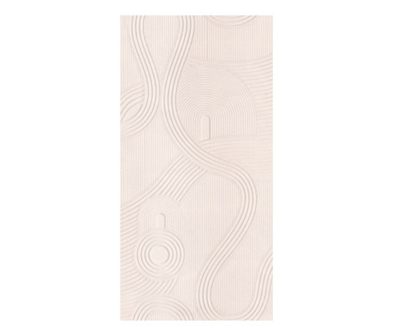 Zen White - Decor Slabs 60x120 (2 pcs. set) | Ceramic tiles | Devon&Devon