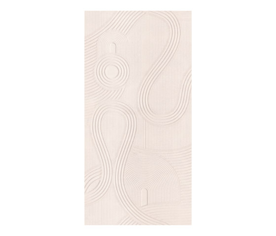 Zen White - Decor Slabs 60x120 (ensemble de 2 pces) | Carrelage céramique | Devon&Devon