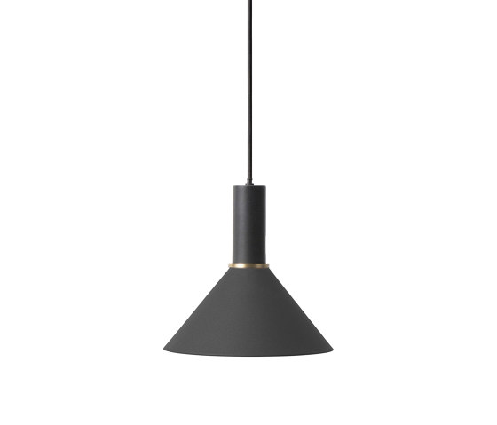 Collect - Cone Shade - Black | Suspended lights | ferm LIVING