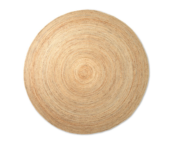 Eternal Round Jute Rug - Large - Natural | Alfombras / Alfombras de diseño | ferm LIVING
