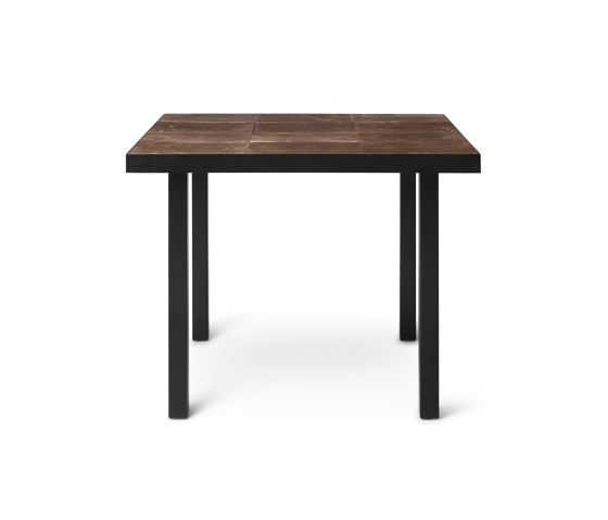Flod Café Table-Mocha/Black | Side tables | ferm LIVING