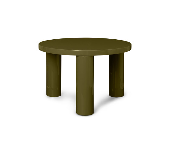Post Coffee Table - Small - Olive | Mesas auxiliares | ferm LIVING