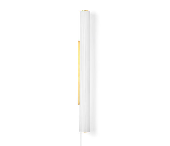 Vuelta Wall Lamp 100-White/Brass | Lámparas de pared | ferm LIVING