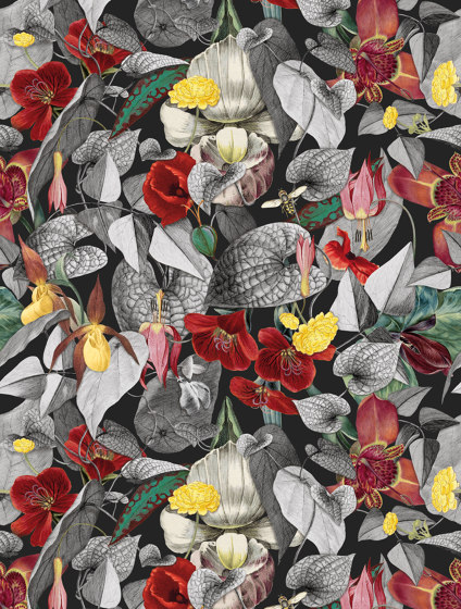 Gardenia Wallpaper | Revêtements muraux / papiers peint | Fischbacher 1819